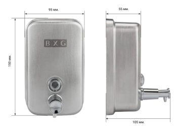 Дозатор жидкого мыла BXG-SD-H1-500M